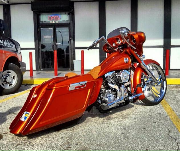 6" Down 9" Back Angled Saddlebag And Fender