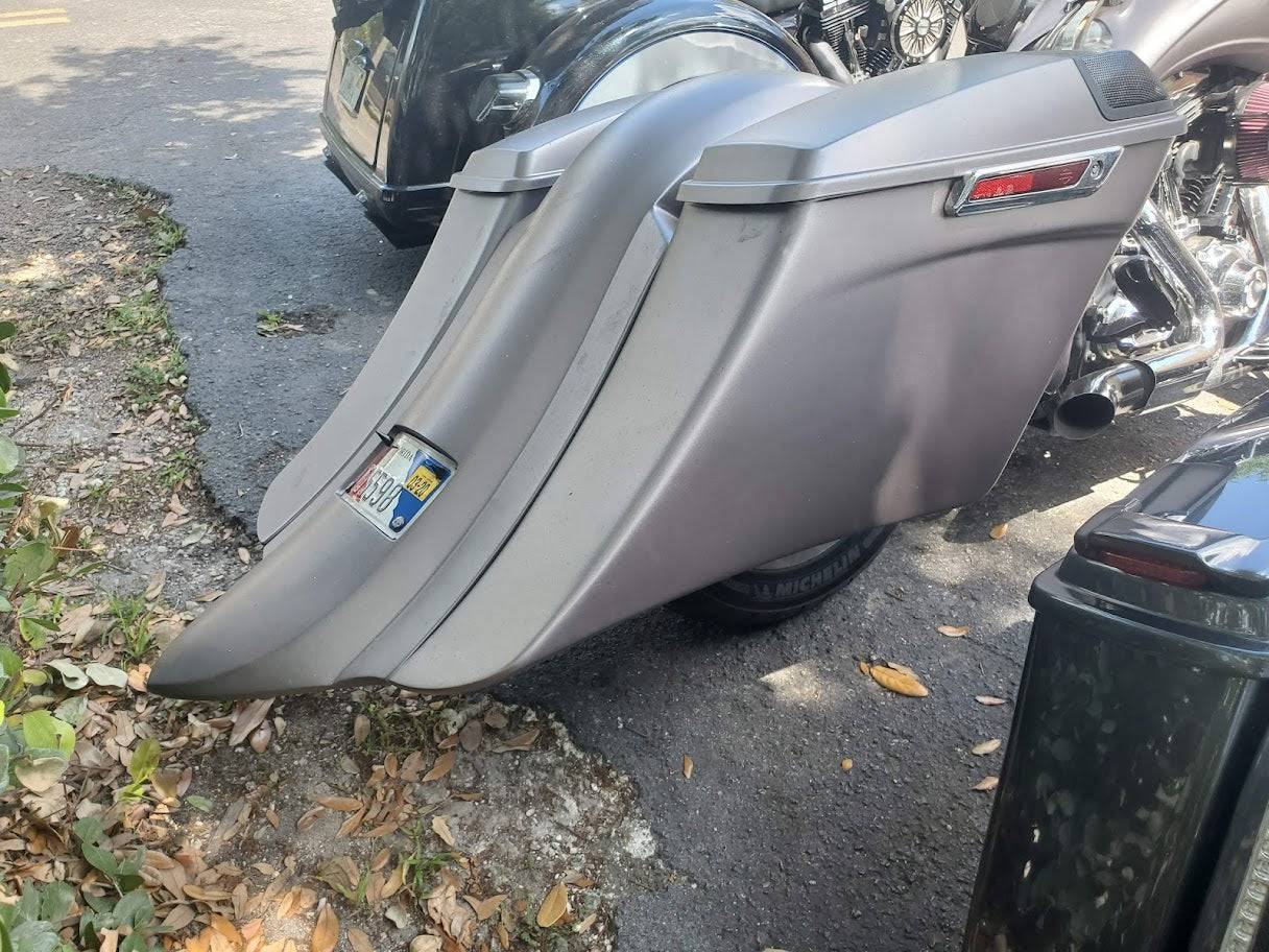 Harley Davidson 1997- 2008 Motorcycle Flh Touring 5" Down 10" Back Reborn Stretched Saddlebags - Bike Life Nation