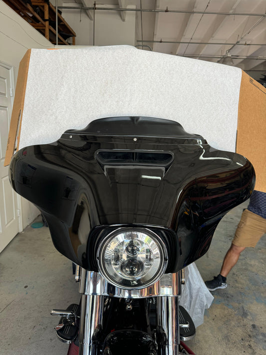 2014-2023 Street Glide Flh Touring Fiberglass Paintable Windshield - Bike Life Nation