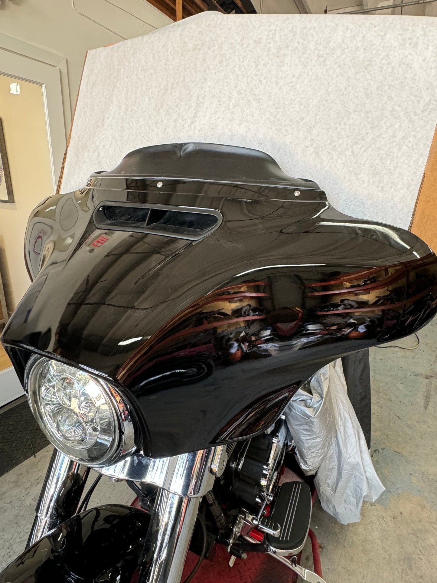 2014-2023 Street Glide Flh Touring Fiberglass Paintable Windshield - Bike Life Nation