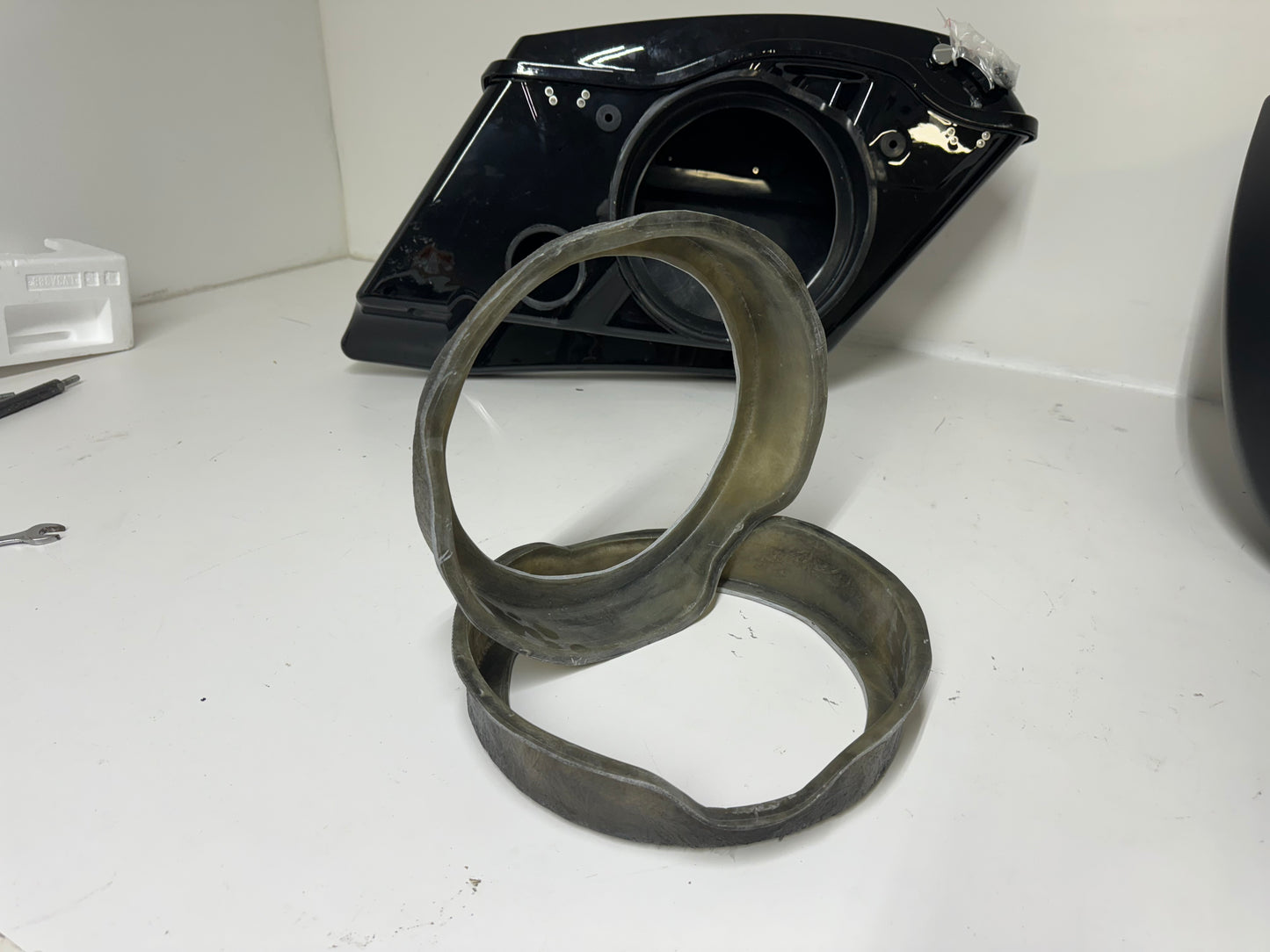 Harley Davidson Fiberglass 10" sub speaker inserts - Bike Life Nation