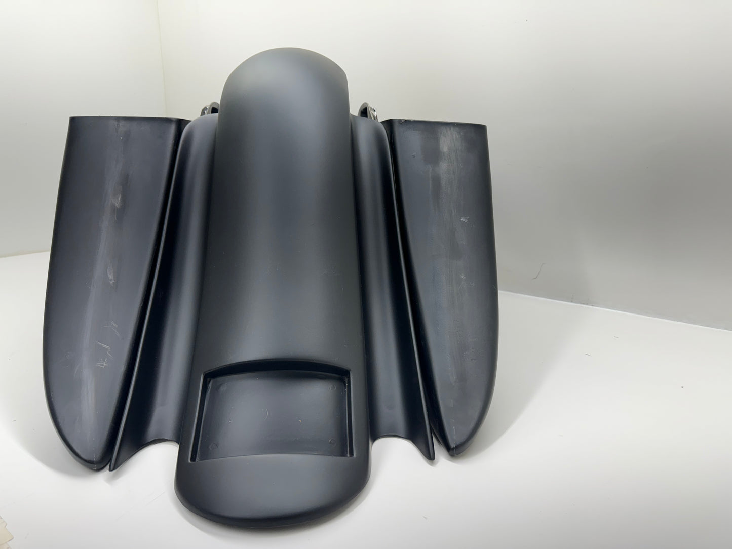 Harley Davidson 6" Down 12" Back Reborn Stretched Saddlebags & Fender