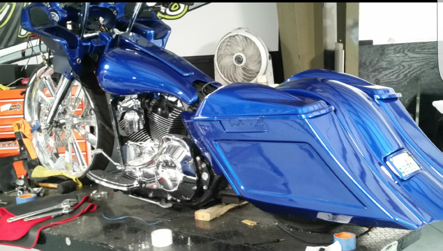 6" Down 9" Back Angled Saddlebag And Fender