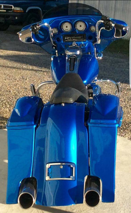 Harley Davidson 6" Down 9" Back Slope Saddlebags & Overlay Fender - Bike Life Nation