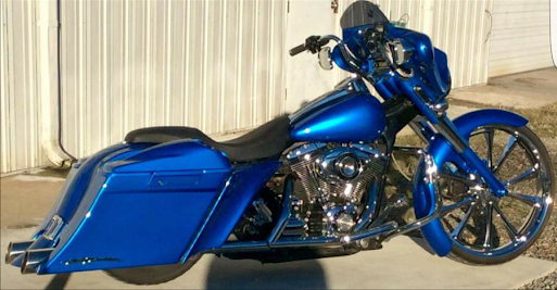Harley Davidson 6" Down 9" Back Slope Saddlebags & Overlay Fender - Bike Life Nation