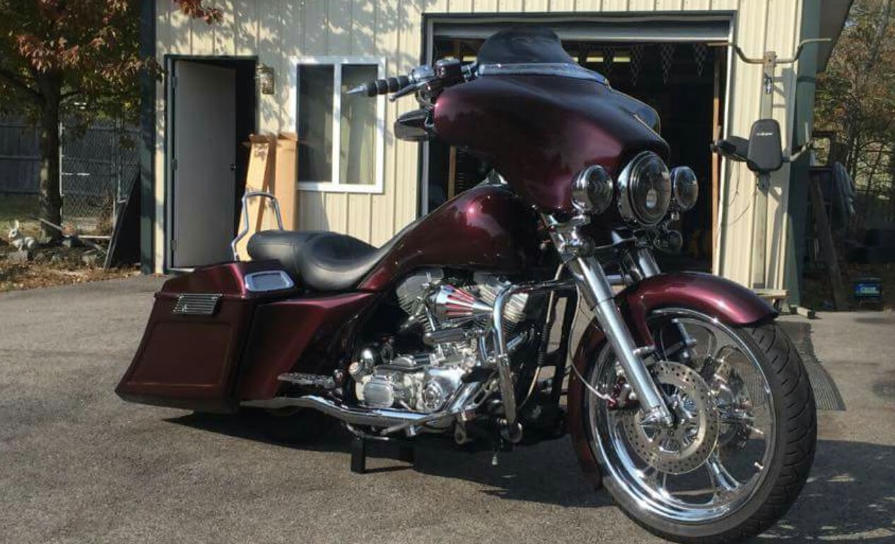 6" Down 9" Back Angled Saddlebag And Fender