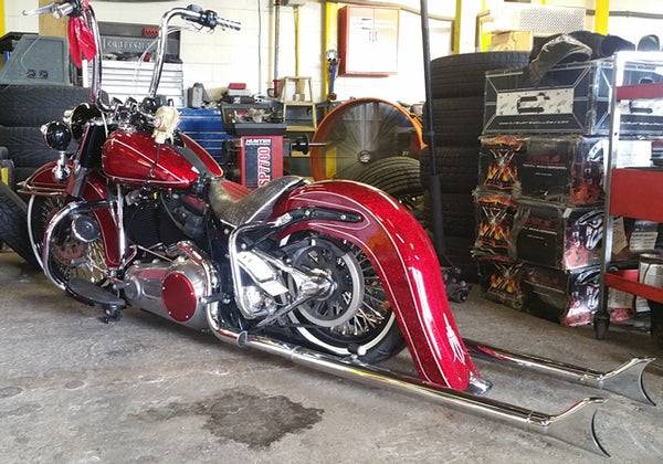 Harley Davidson Softail Fl Classic Heritage Cholo Stretched Rear Fender - Bike Life Nation