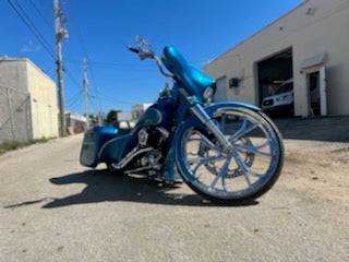Harley Davidson Touring Street Glide Stretched Raked Out Fairing - Bike Life Nation