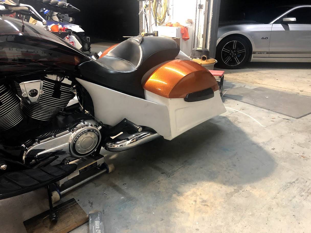 Victory Cross Country Bagger Stretched Side Covers - Bike Life Nation