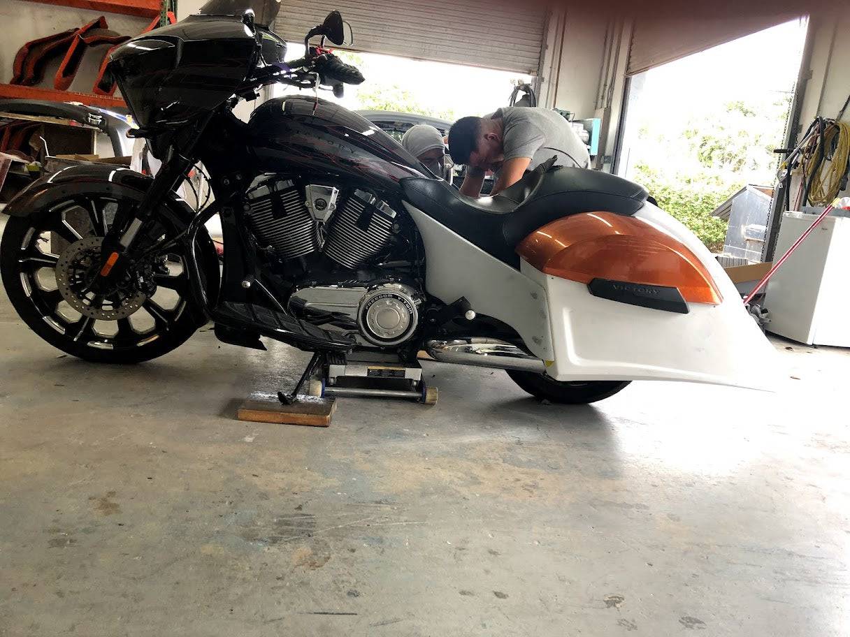 Victory Cross Country Bagger Stretched Side Covers - Bike Life Nation