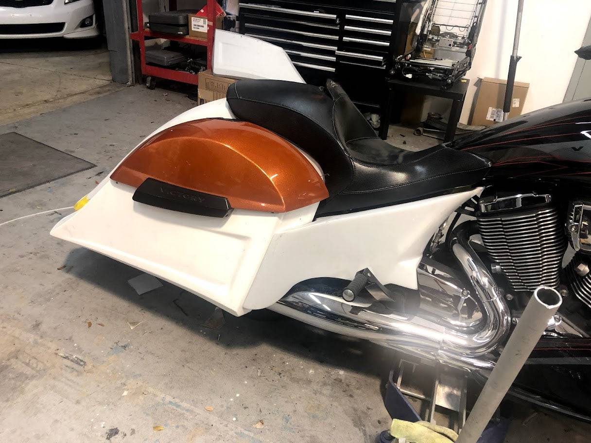 Victory Cross Country Bagger Stretched Side Covers - Bike Life Nation