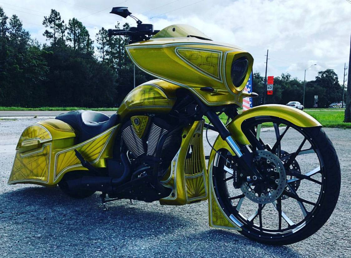 Victory Cross Country Bagger Stretched Side Covers - Bike Life Nation