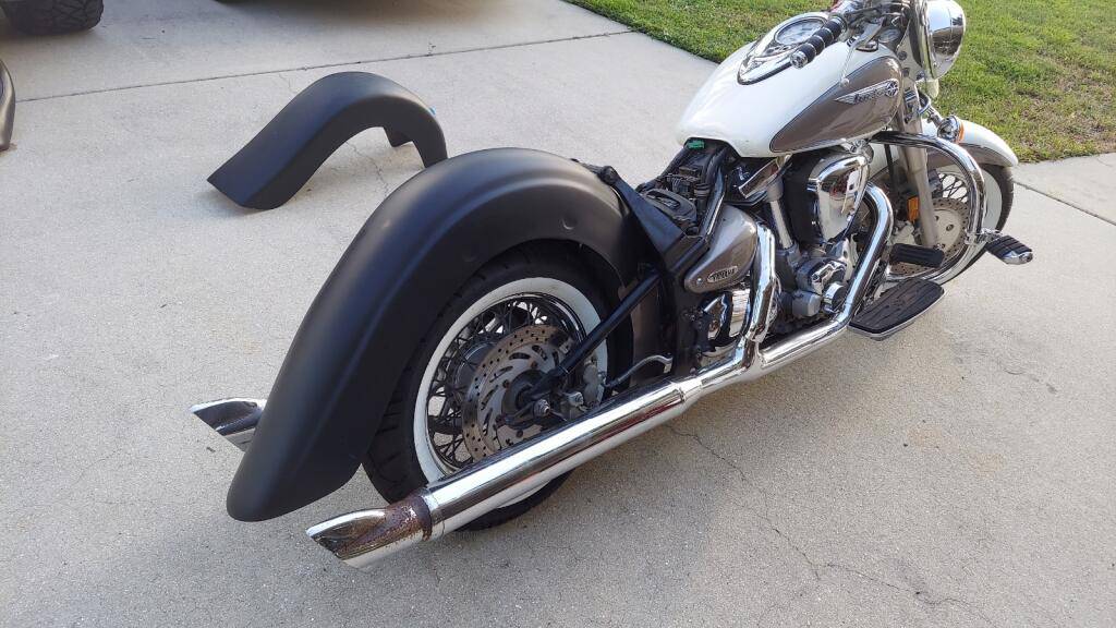 Yamaha Road Star Motorcycle 6" Stretched Rear Fender - Bike Life Nation