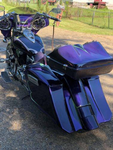 Harley Davidson / Motorcycle Universal Chopped Tour Pack 8"/ 8.8" Audio Box - Bike Life Nation