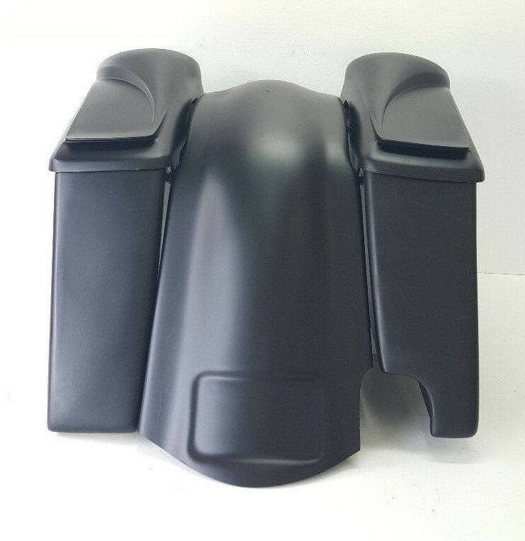 Harley Davidson 8" Speaker Lids 4" Saddlebags, Overlay Fender Right Cutout - Bike Life Nation