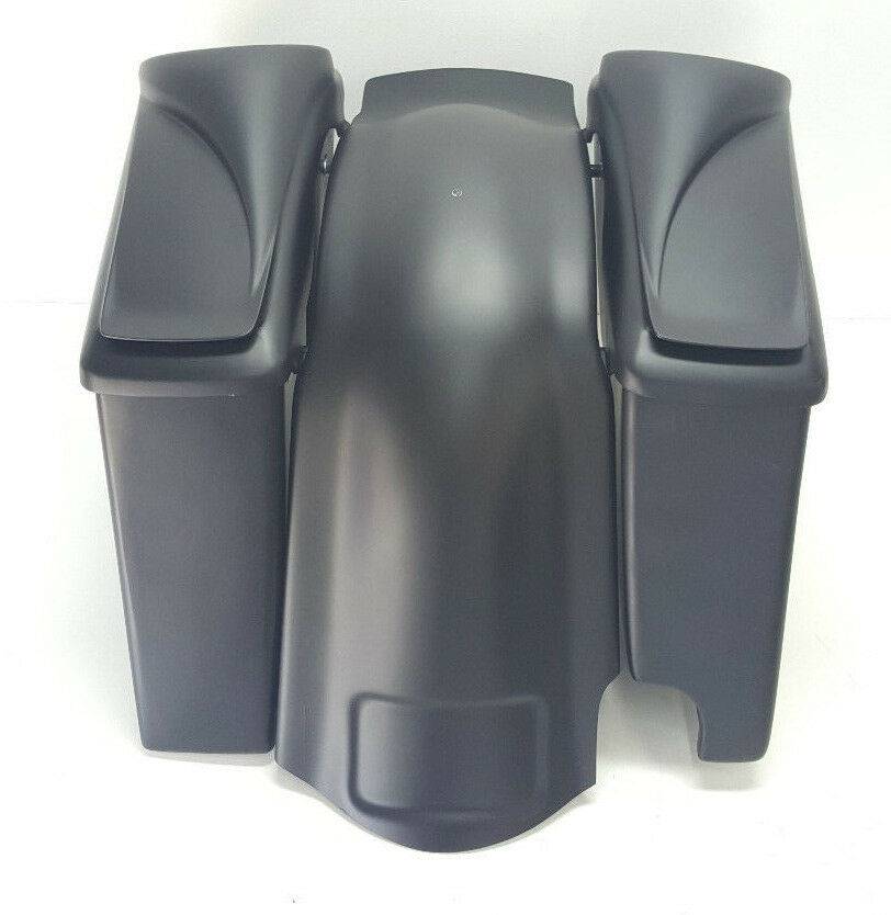 Harley Davidson 8" Speaker Lids 4" Saddlebags, Overlay Fender Right Cutout - Bike Life Nation