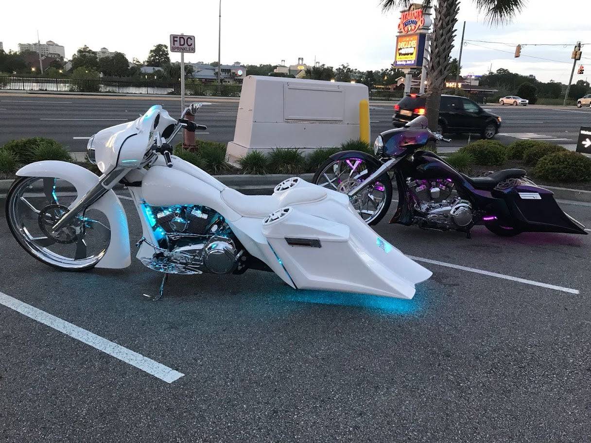Harley Davidson 6" Down 14" Back Touring Motorcycles Scallop - Bike Life Nation
