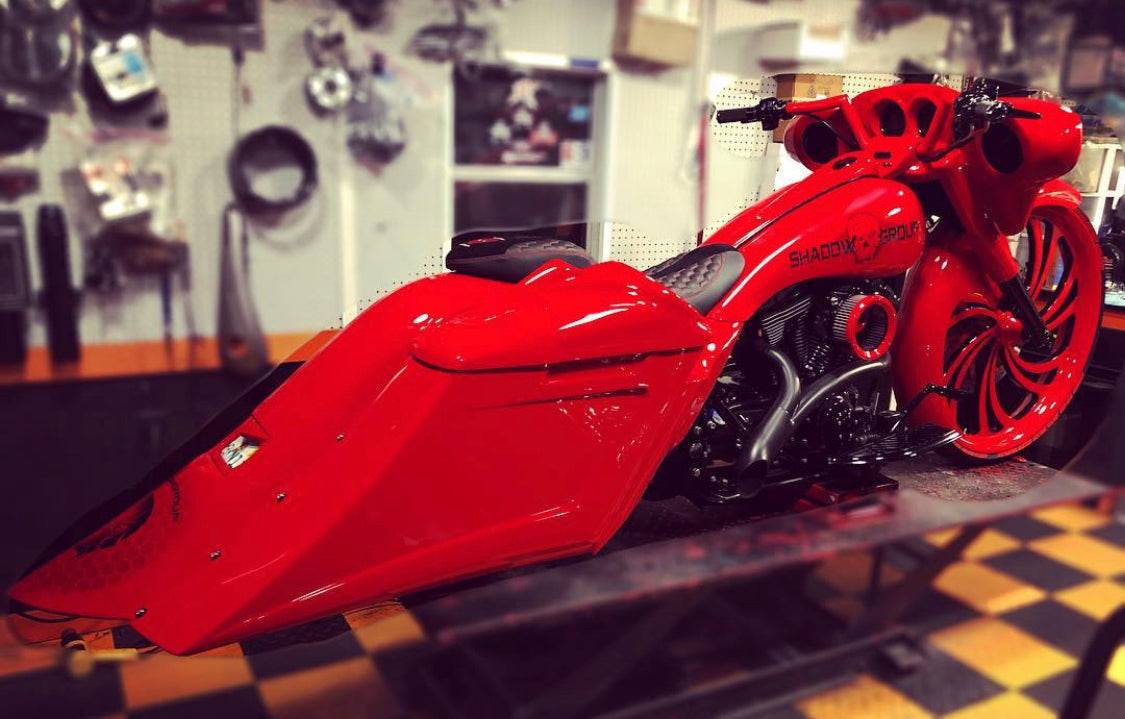 Harley Davidson 6" Down 14" Back Touring Motorcycles Scallop - Bike Life Nation