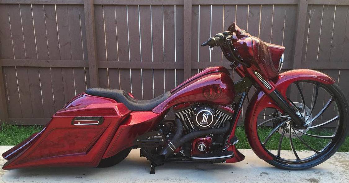 Harley Davidson 6" Down 14" Back Touring Motorcycles Scallop - Bike Life Nation