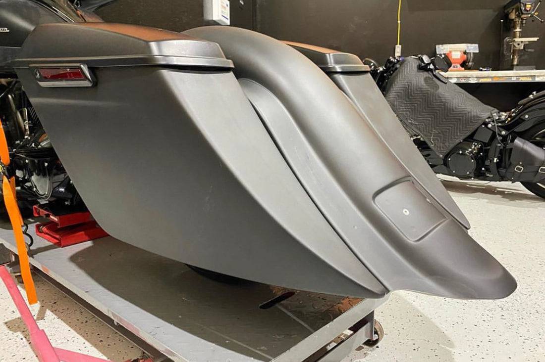 Harley Davidson Flh Touring 4.5" Down 9" Back Dove Tail Stretched Saddlebags - Bike Life Nation