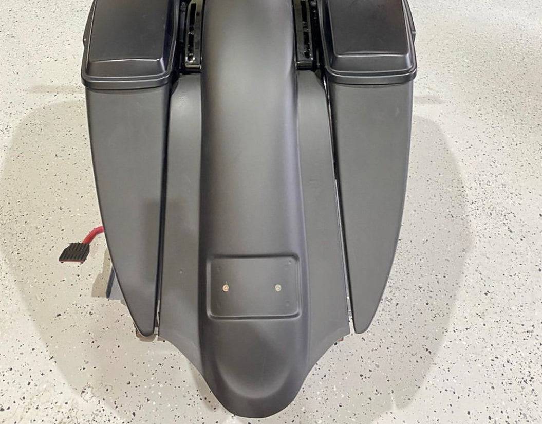 Harley Davidson Flh Touring 4.5" Down 9" Back Dove Tail Stretched Saddlebags - Bike Life Nation