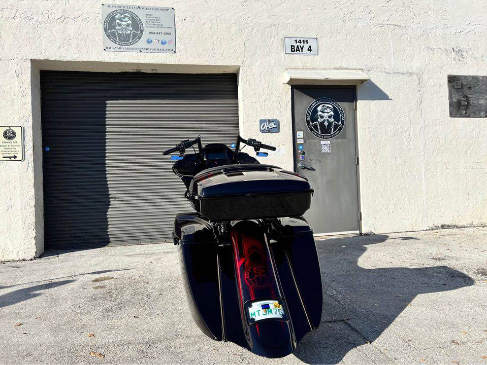 Harley Davidson Flh Touring 4.5" Down 9" Back Dove Tail Stretched Saddlebags - Bike Life Nation