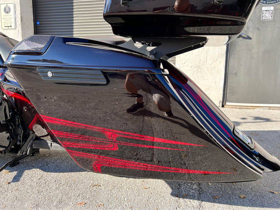 Harley Davidson Flh Touring 4.5" Down 9" Back Dove Tail Stretched Saddlebags - Bike Life Nation