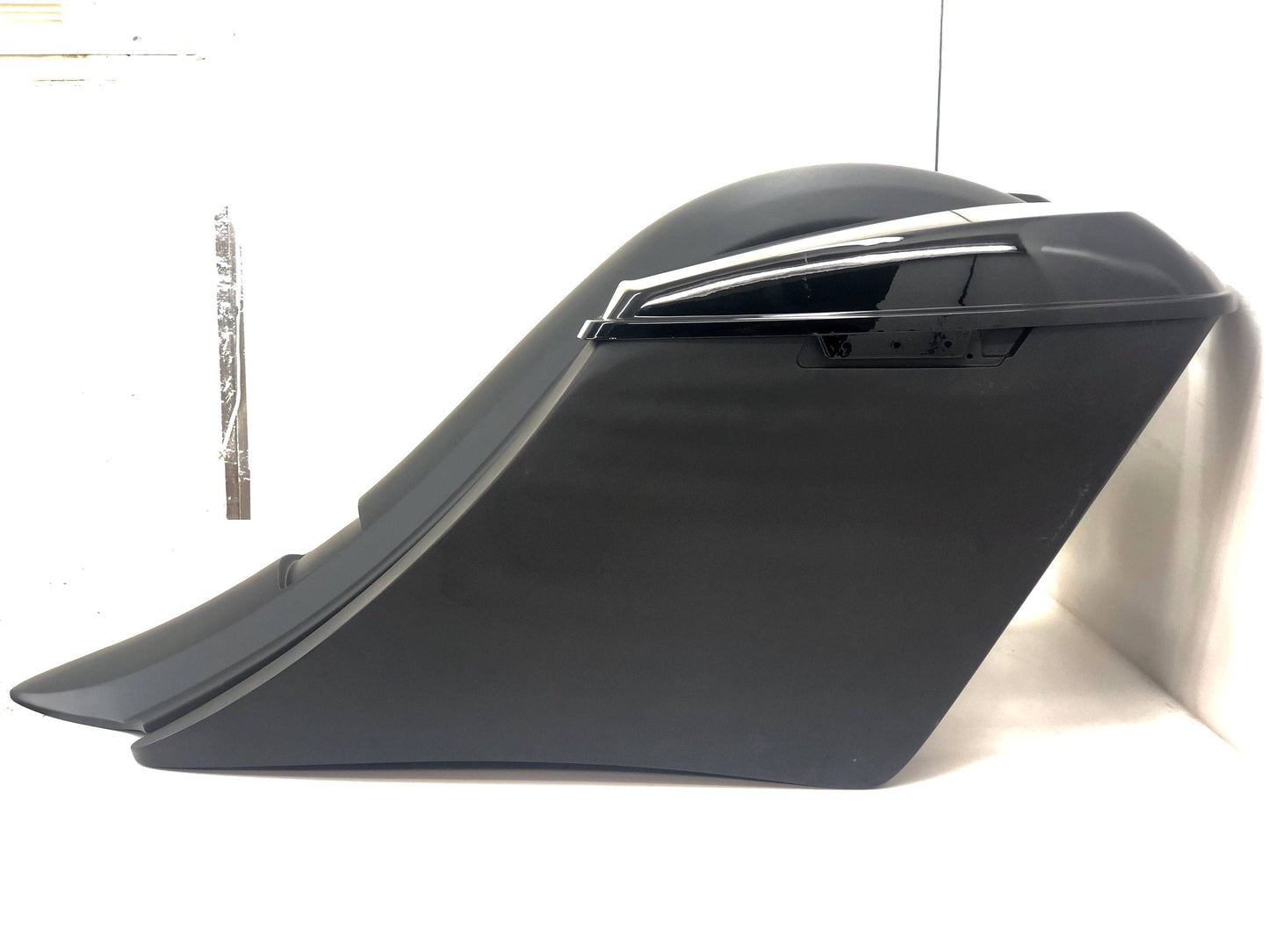 Harley Davidson Flh Touring 7" Down 14" Back Scallop Stretched Saddlebags - Bike Life Nation