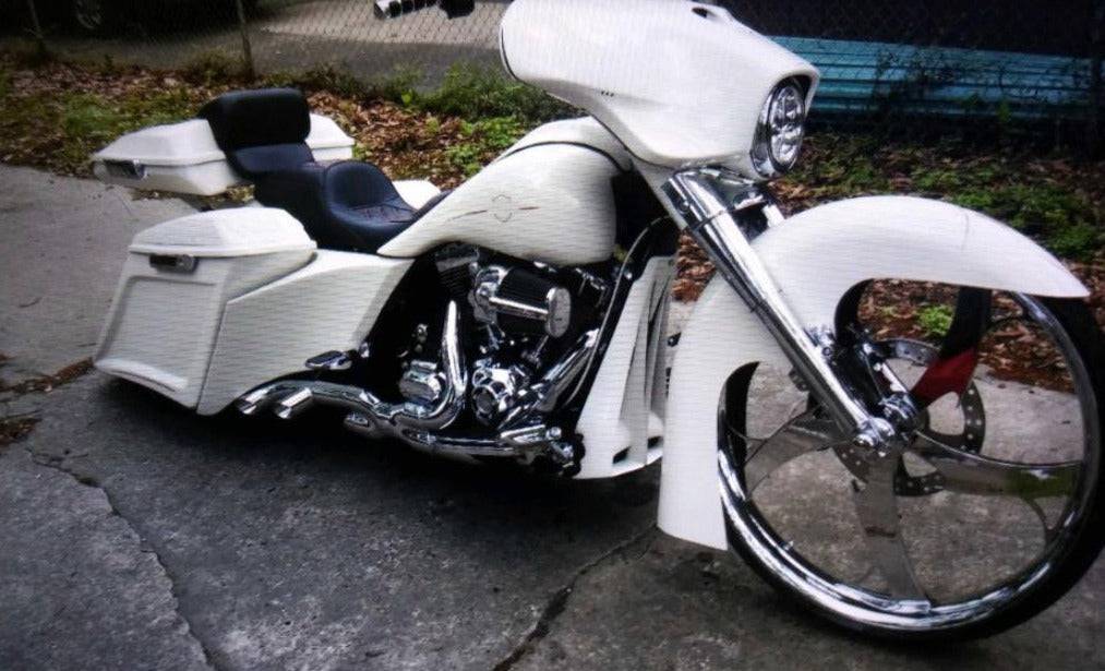 Harley Davidson Flh Touring 7" Down 14" Back Stretched Saddlebags - Bike Life Nation