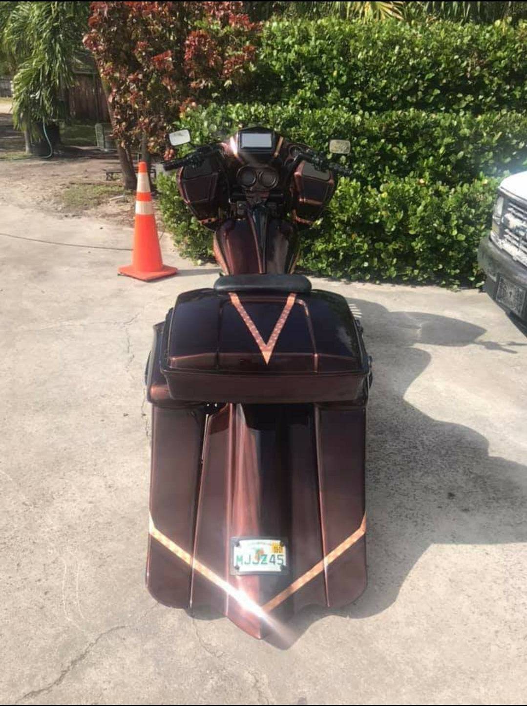 Harley Davidson Flh Touring 7" Down 14" Back Stretched Saddlebags - Bike Life Nation