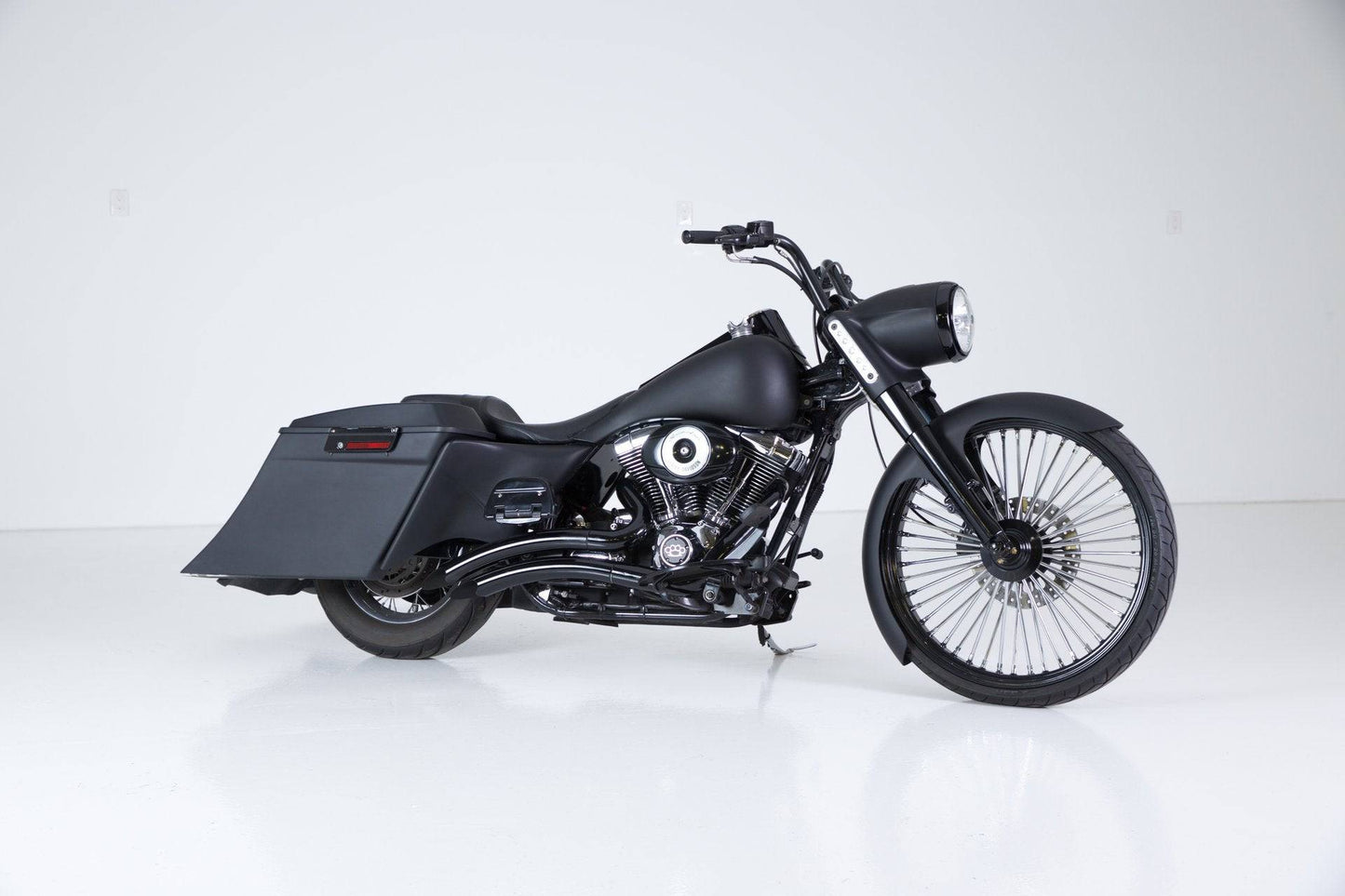 Harley Davidson Slope Saddlebags 6" Down 9" Back Touring Motorcycles - Bike Life Nation