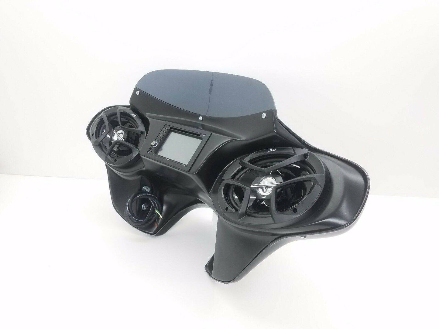 Harley Davidson Double Din Fairing Roadking Bagger 6x9 Road King Stereo Setup - Bike Life Nation