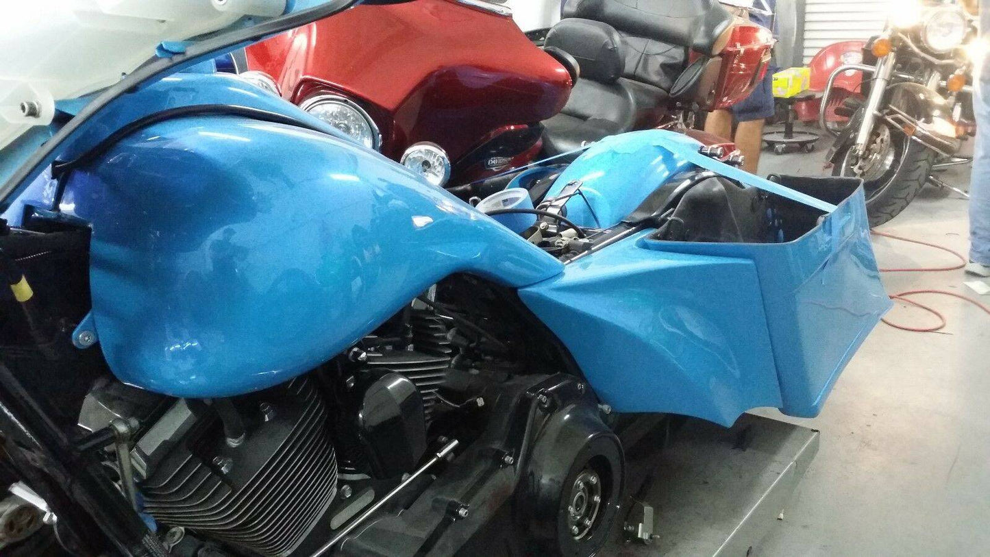 Harley Davidson Stretched Side Cover Road king Street, Road Glide 2014-current FLH - Bike Life Nation