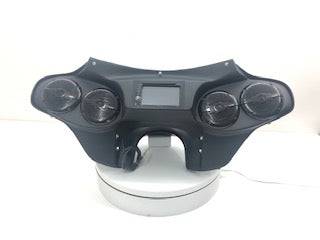 Honda Vtx 1800 Batwing Fairing 5 1/4" Double Din Stereo Setup - Bike Life Nation