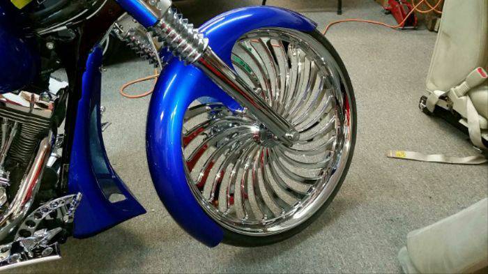 26" Inch Harley Davidson Motorcycle Fl Flh Honda Yamaha wrap front fender - Bike Life Nation