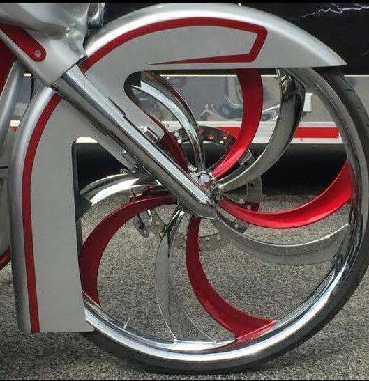 32" Fiberglass Front Stretched FL Fender Harley Davidson Touring/ Bagger - Bike Life Nation