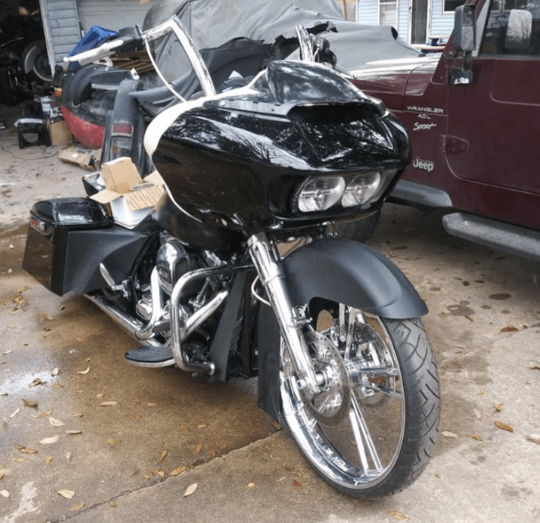 Harley Davidson Mx Non Raked Stretched Chin Spoiler 97-Current - Bike Life Nation