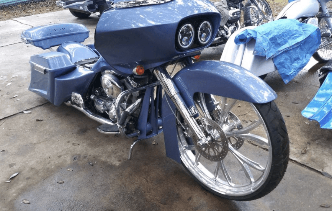 Harley Davidson Mx Non Raked Stretched Chin Spoiler 97-Current - Bike Life Nation