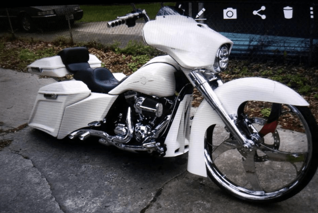 Harley Davidson Mx Non Raked Stretched Chin Spoiler 97-Current - Bike Life Nation