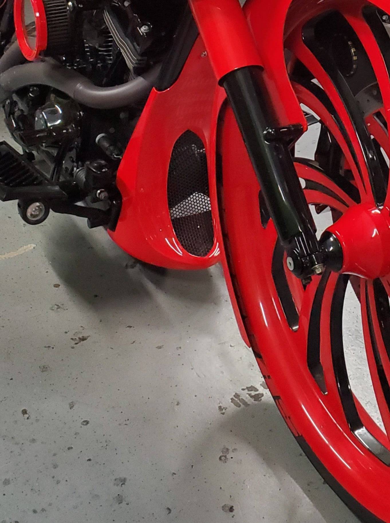 Harley Davidson Stretched Raked Chin Spoiler - Bike Life Nation