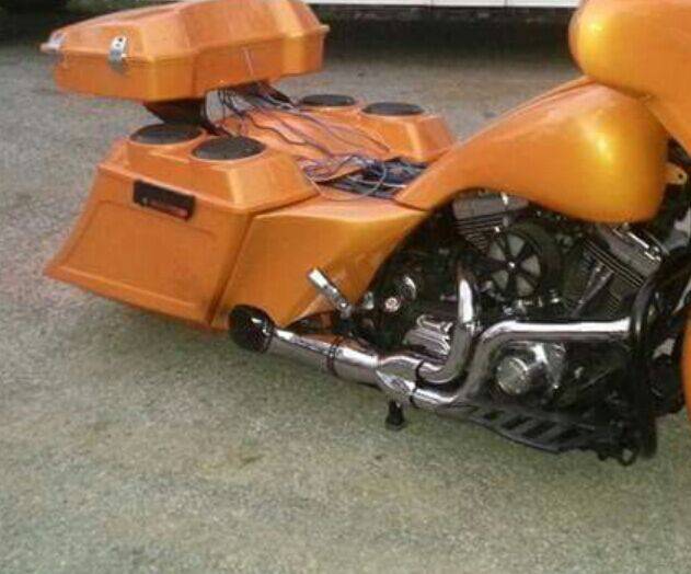 1997-2007 Street Glide Stretched Extended Side Cover Gas Tank Shrouds Bagger - Bike Life Nation