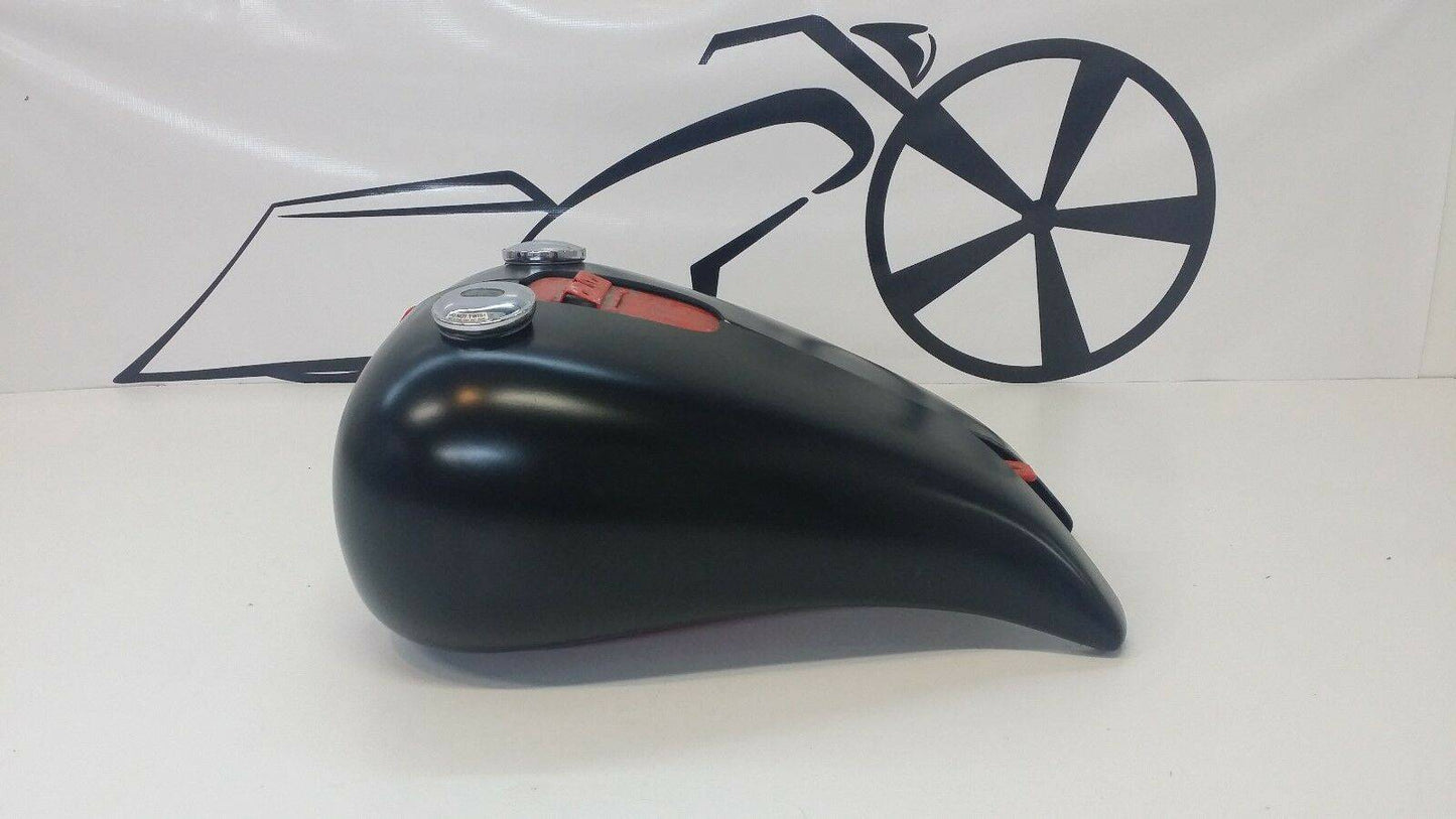 2000-2015 Harley Davidson Softail Fatboy Stretched Tank Shroud Covers 5 GALLON - Bike Life Nation