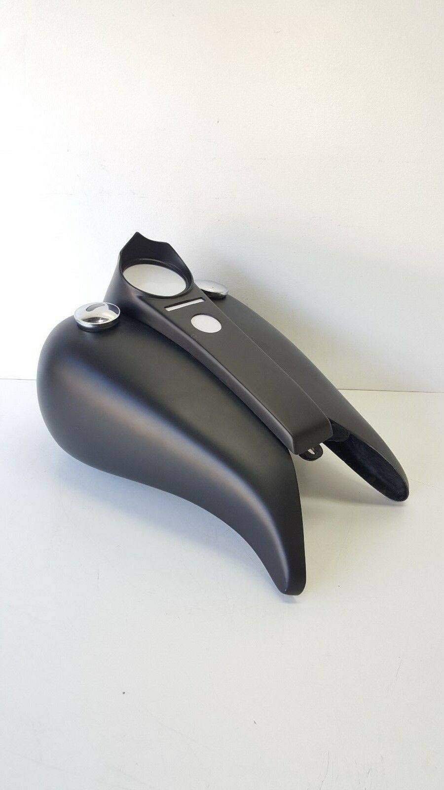 2000-2015 Harley Davidson Softail Fatboy Stretched Tank Shroud Covers 5 GALLON - Bike Life Nation