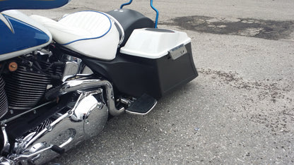 Harley Davidson Softail Classic Fatboy 6" Down 9" Back Saddlebags & Overlay Fender