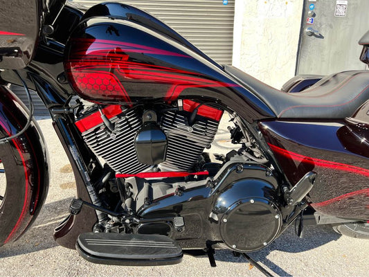 Harley 6 Gallon Stretched Tank Shroud Side Cover Combo 2014-2023 - Bike Life Nation