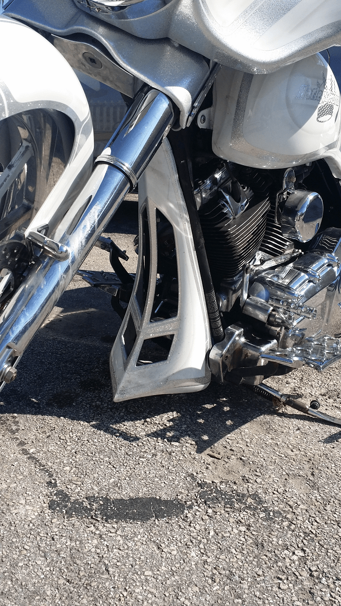 Harley Davidson Stretched Rake Chin Spoiler - Bike Life Nation