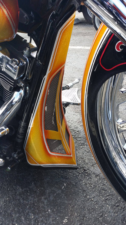 Harley Davidson Stretched Rake Chin Spoiler - Bike Life Nation