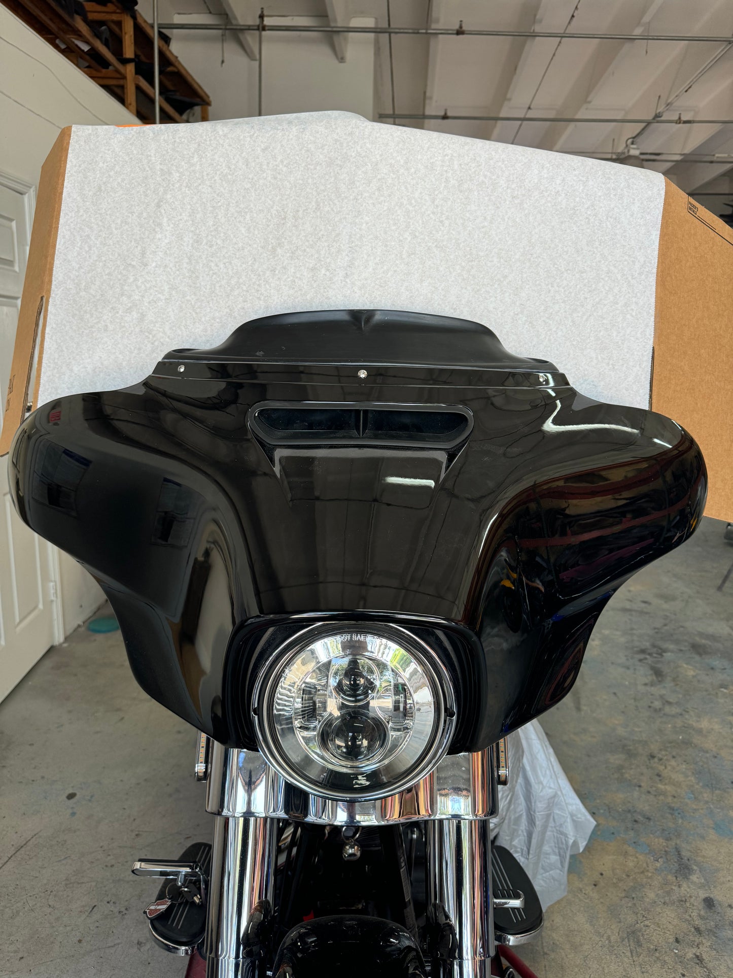 2014-2023 Street Glide Flh Touring Fiberglass Paintable Windshield