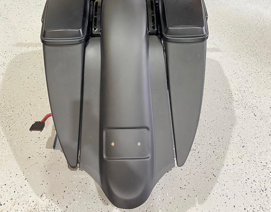 Harley Davidson Flh Touring 4.5" Down 9" Back Dove Tail Stretched Saddlebags
