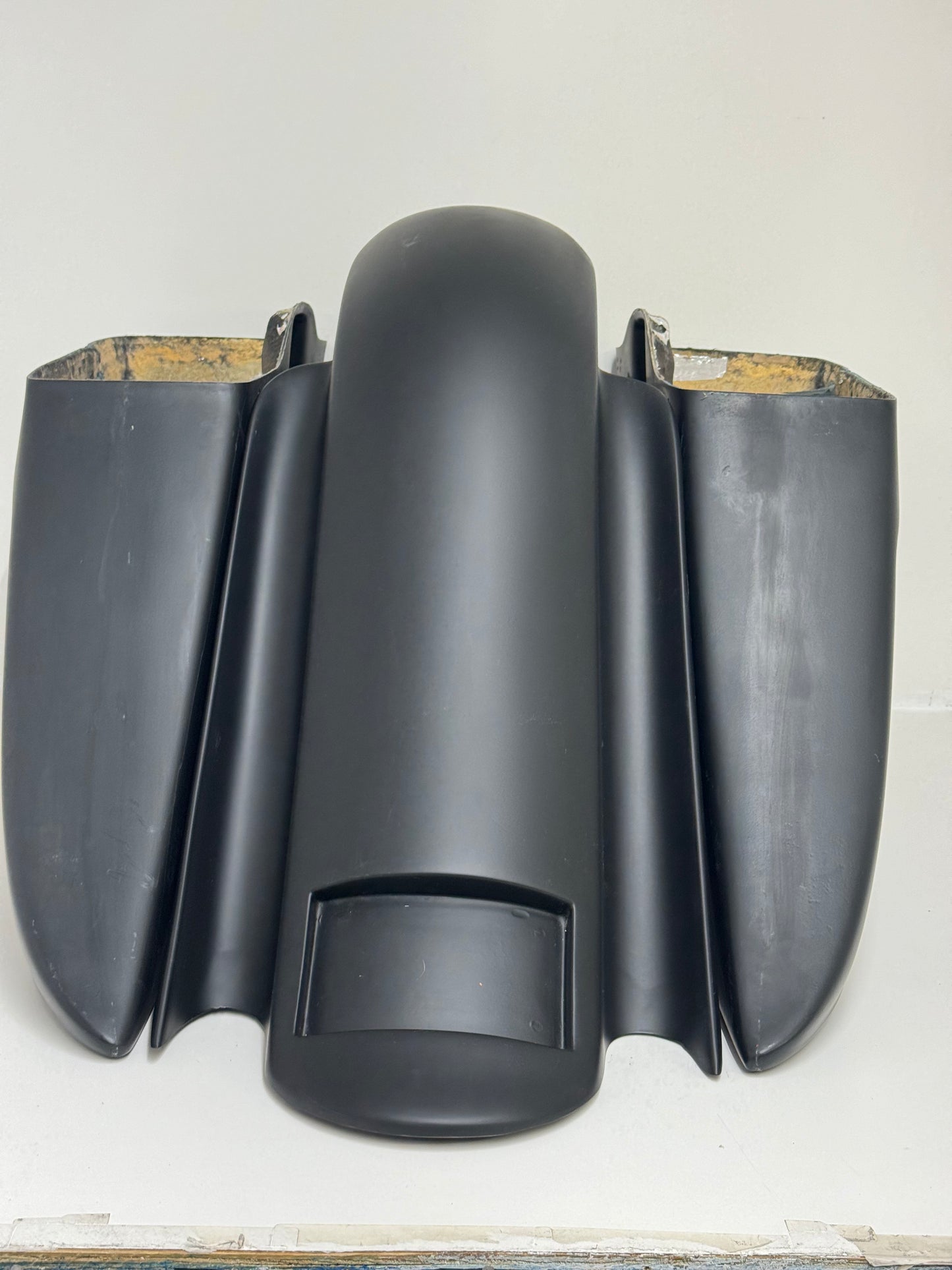 Harley Davidson 6" Down 12" Back  Reborn Stretched Saddlebags & Fender